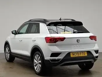 Begagnad VW T-Roc Design 115 HK (84 kW) 2019 Vit SUV