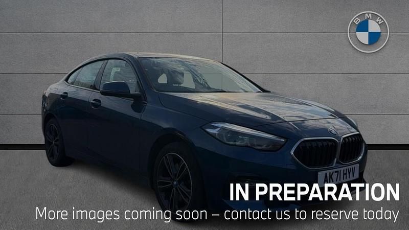 Used BMW 218 Sport Line 134 HP (98 kW) 2021 Blue Coupe