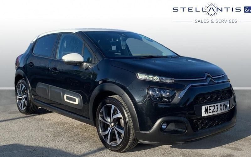 Black Used 2022 Citroën C3 PureTech Hatchback | £10,840 (Fair price) - Image 1/4