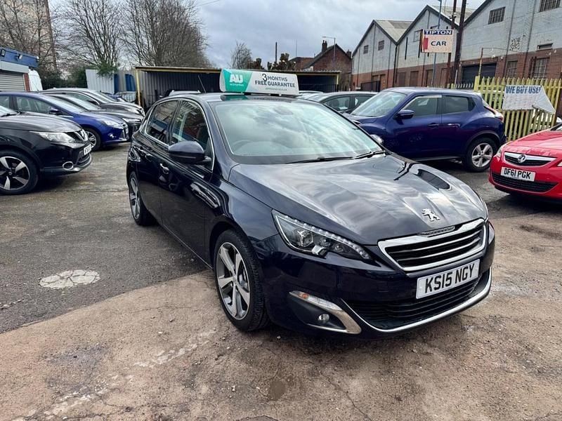 Used Peugeot 308 Allure 130 HP (95 kW) 2015 Blue Hatchback