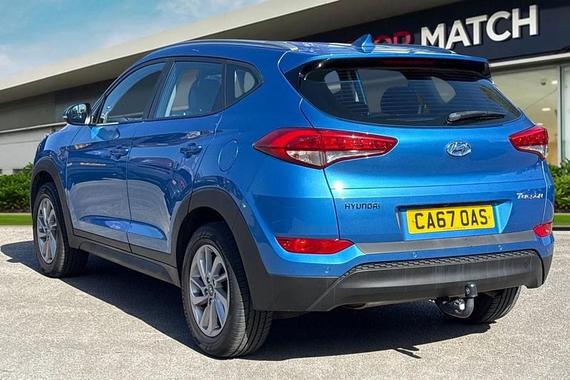 Usado Hyundai Tucson SE 177 HP (130 kW) 2018 Azul SUV