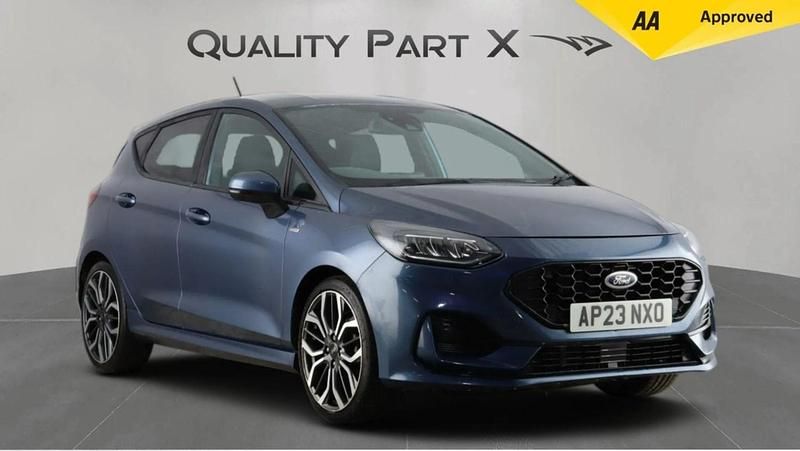 Used Ford Fiesta ST-Line X 100 HP (73 kW) 2023 Blue Hatchback