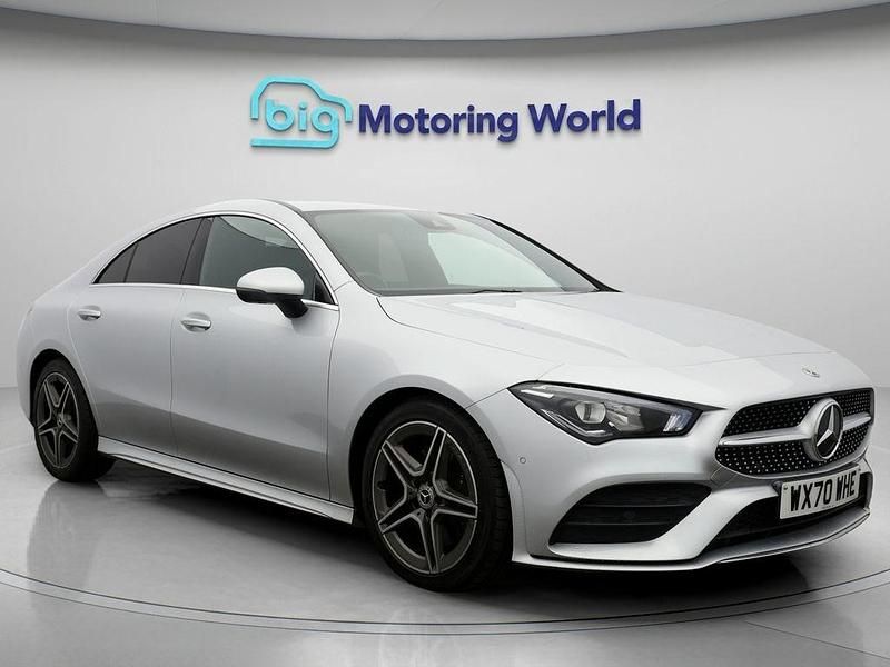 Silver Used 2020 Mercedes CLA200 AMG line Coupe | £18,200 (Good price) - Image 1/4