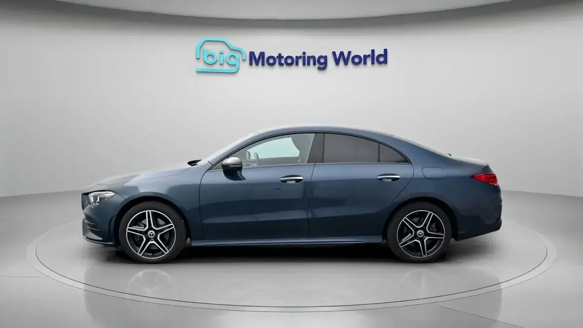 Used Mercedes CLA250e AMG Line Premium 218 HP (160 kW) 2023 Blue Coupe