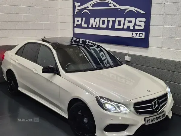 Used Mercedes E350 Premium 2015 White Sedan