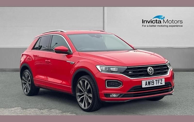 Used VW T-Roc R-line 150 HP (110 kW) 2019 Red SUV