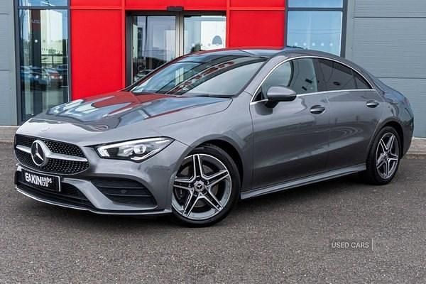 Grey Used 2022 Mercedes CLA220 AMG line Sedan | £23,895 (Fair price) - Image 1/4