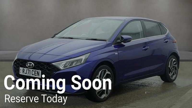 Used Hyundai i20 Premium 2021 Blue Hatchback