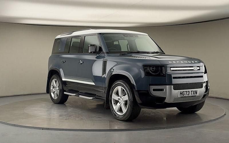Tasman blue Used 2023 Land Rover Defender SE SUV | £53,950 (Fair price) - Image 1/4