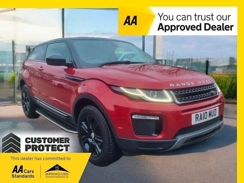 Red Used 2016 Land Rover Range Rover evoque SE Coupe | £10,995 (Good price) - Image 1/3