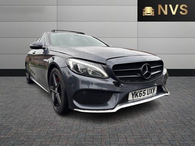 Grey Used 2015 Mercedes C220 AMG line Sedan | £10,995 (A bit pricey) - Image 1/4