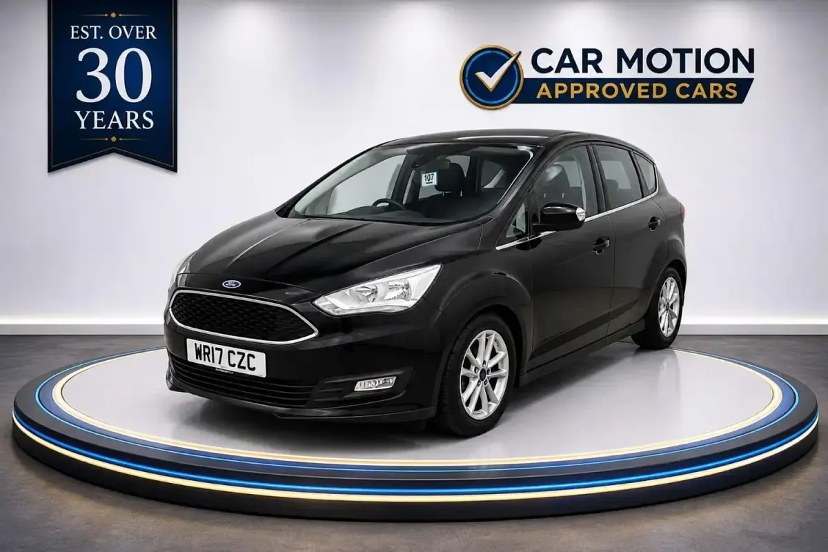 Second-hand Ford C-MAX Zetec 125 CP (91 kW) 2017 Negru Monovolum