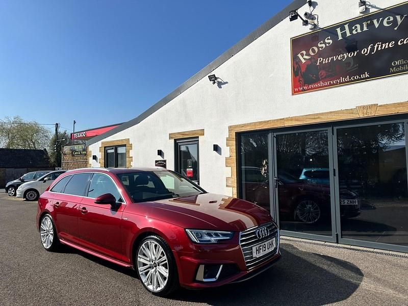 Used Audi A4 S-Line 2019 Red Estate
