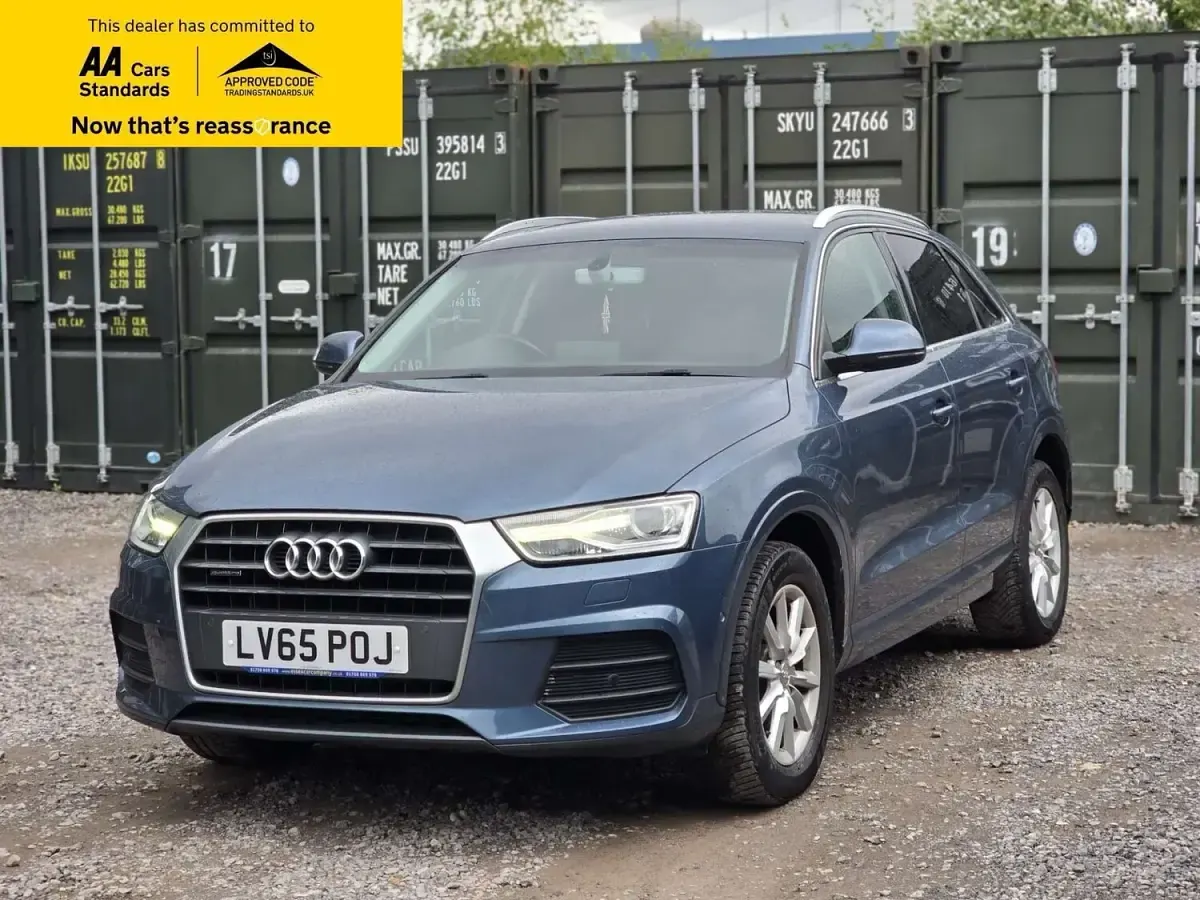 Used Audi Q3 Design 150 HP (110 kW) 2015 Blue SUV