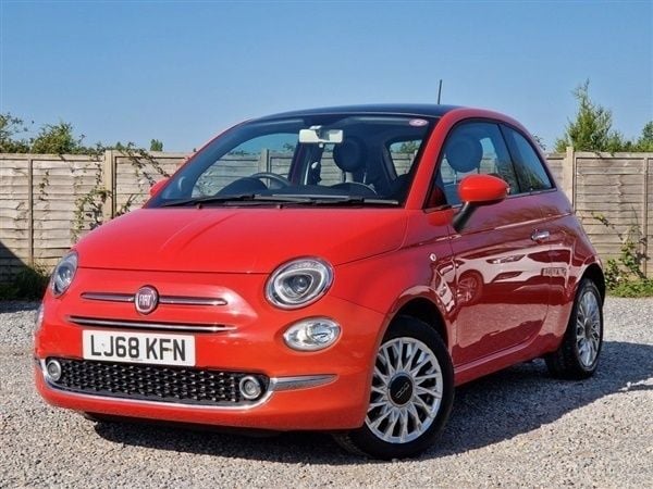 Pink Used 2018 Fiat 500 Lounge Hatchback | £7,990 (Fair price) - Image 1/1
