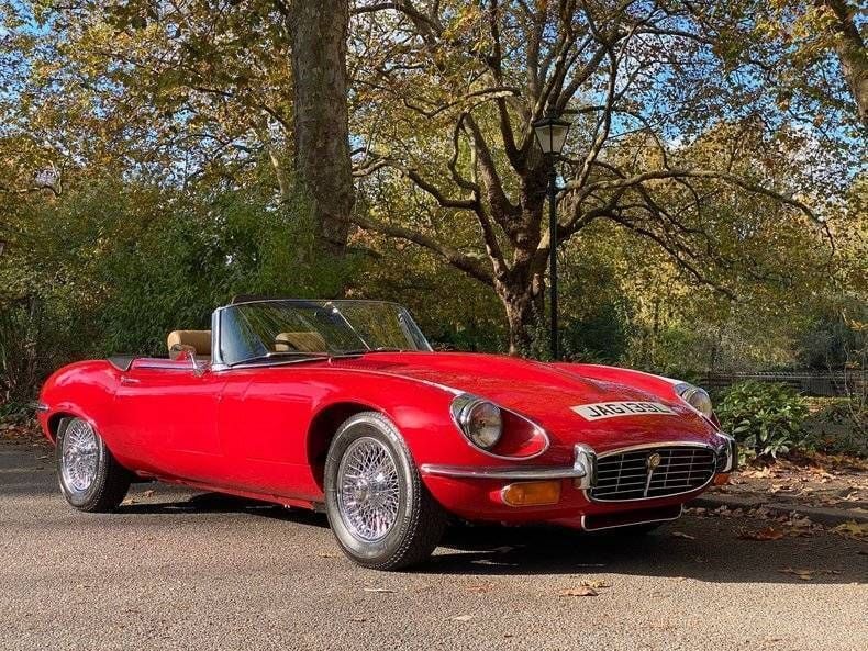 Red Used 1973 Jaguar E-Type Cabriolet | £129,750 - Image 1/4