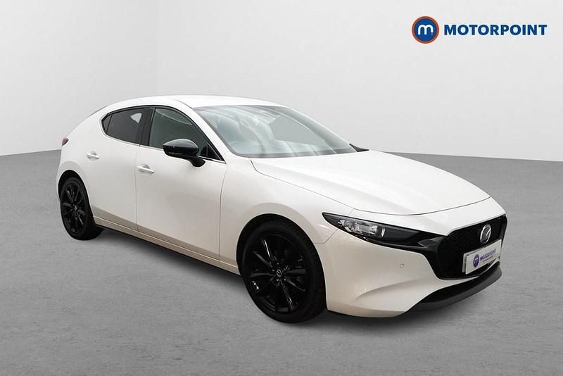 White Used 2025 Mazda 3 Homura-Line Hatchback | £18,399 - Image 1/4