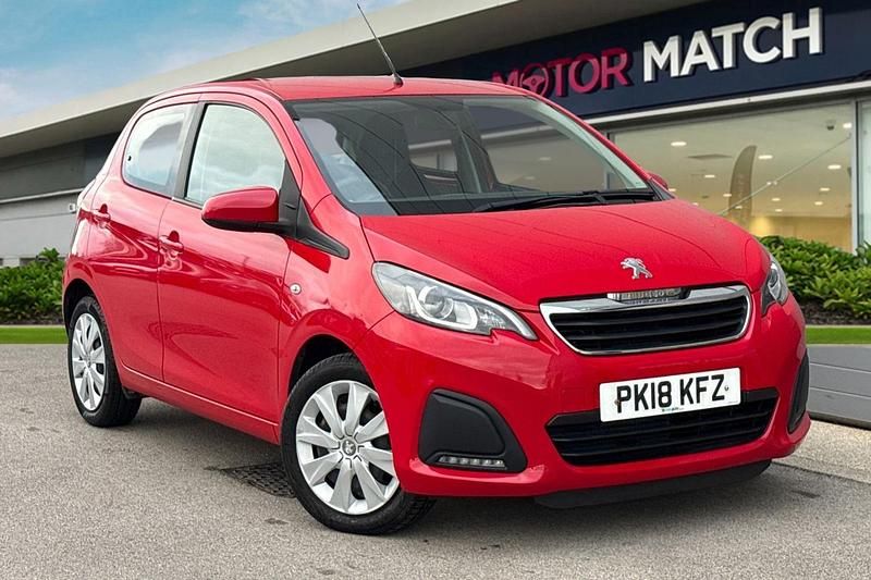 Used Peugeot 108 Active 68 HP (50 kW) 2018 Red Hatchback