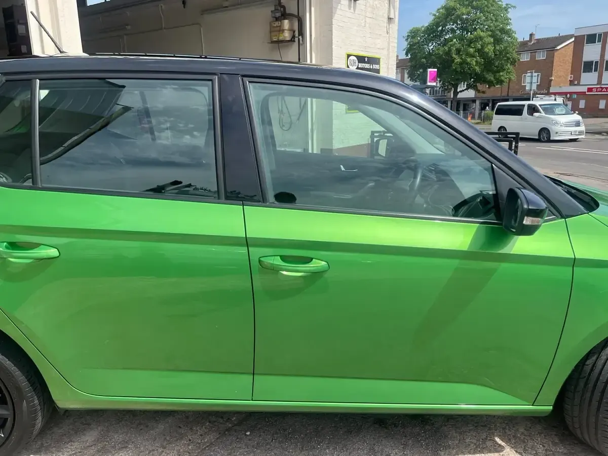 Used Skoda Fabia Colour Edition 2018 Green Hatchback