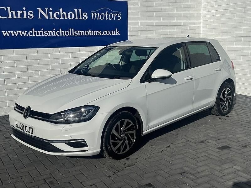 White Used 2020 VW Golf VII Edition Hatchback | £15,995 (Fair price) - Image 1/4