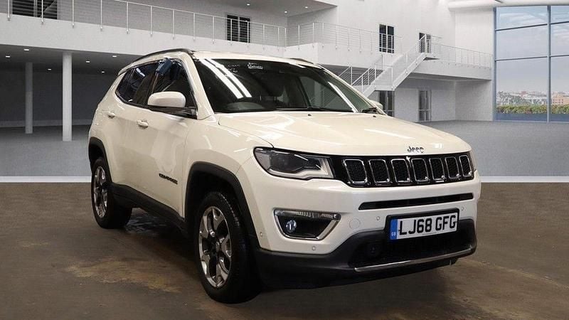 White Used 2018 Jeep Compass Limited SUV | £12,990 (Good price) - Image 1/2