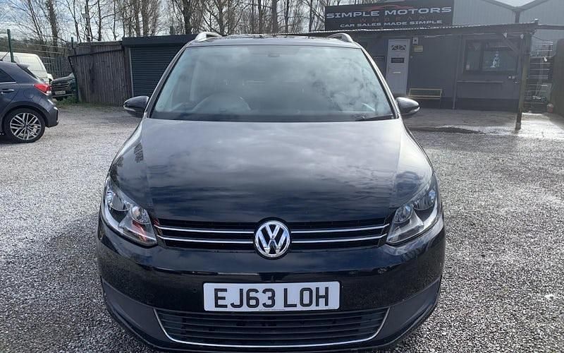 Used VW Touran SE 105 HP (77 kW) 2014 Black MPV