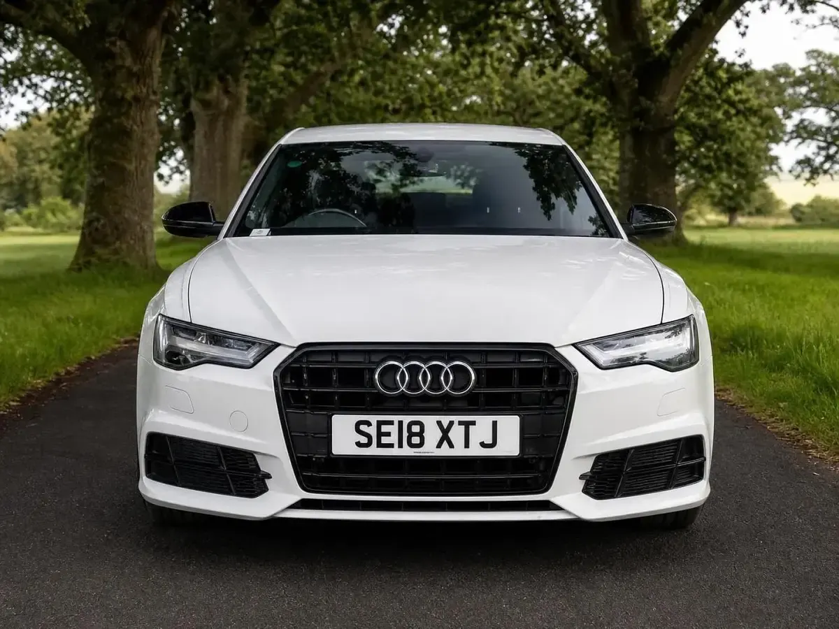Used Audi A6 Black Edition 187 HP (137 kW) 2018 White Estate