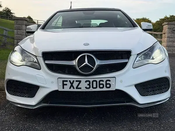 Used Mercedes E220 AMG 170 HP (125 kW) 2013 White Cabriolet