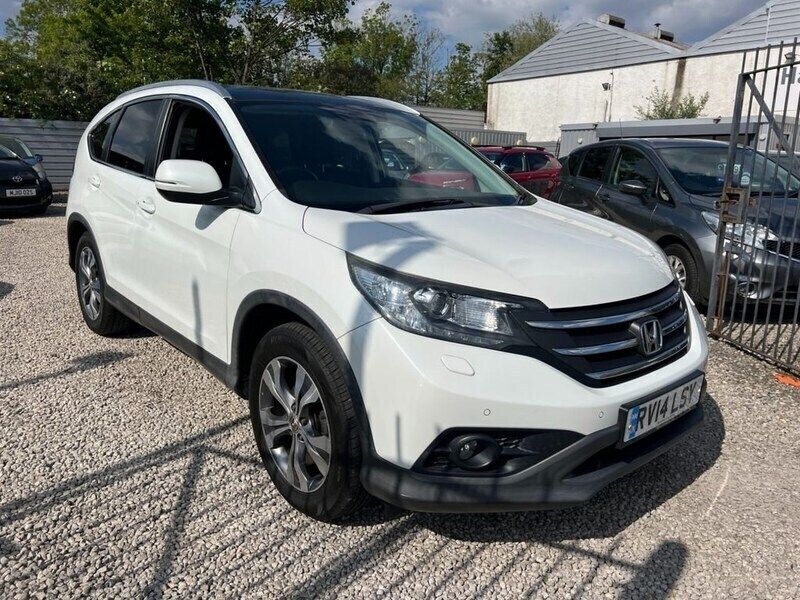 White Used 2014 Honda CR-V EX SUV | £10,000 (A bit pricey) - Image 1/4