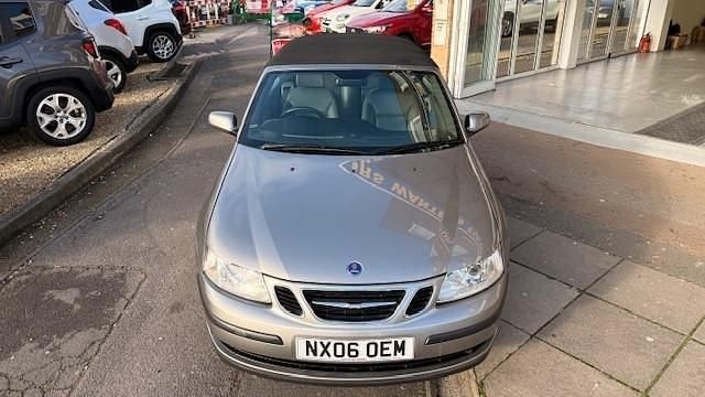 Used Saab 9-3 Cabriolet Linear 2006 Parchment silver metallic Cabriolet