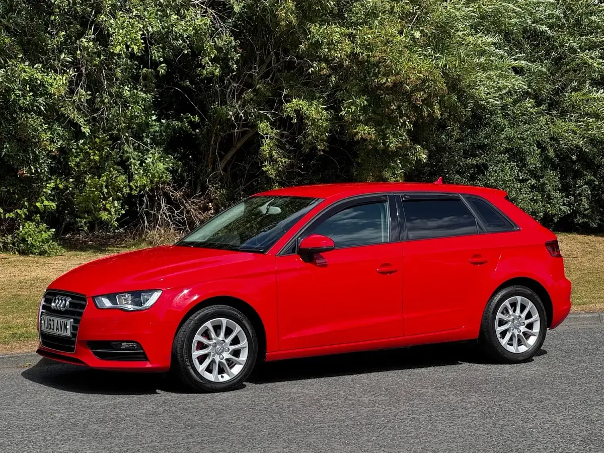 Used Audi A3 2013 Red Hatchback
