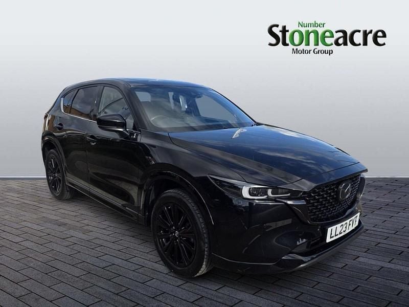 Black Used 2023 Mazda CX-5 Homura-Line SUV | £17,999 (Good price) - Image 1/4