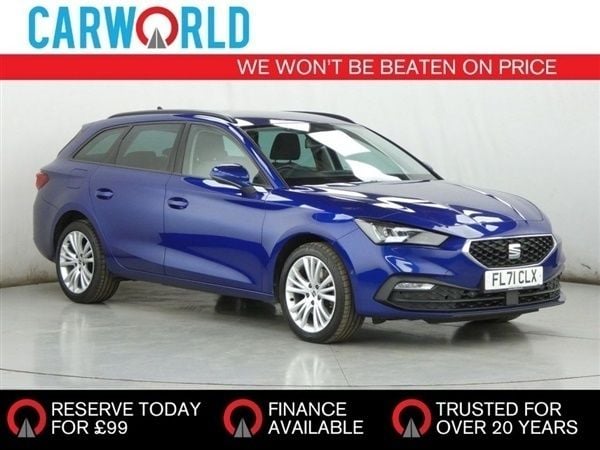 Blue Used 2021 Seat Leon SE Dynamic Estate | £12,840 (Expensive) - Image 1/4