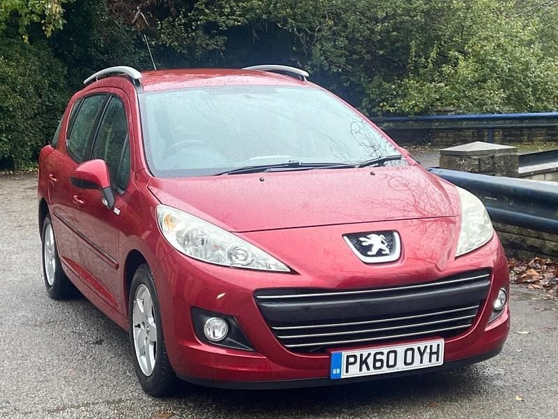 Red Used 2010 Peugeot 207 Estate | £2,995 (Fair price) - Image 1/4