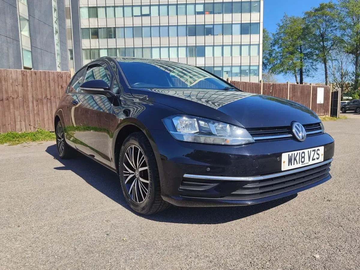 Begagnad VW Golf VII SE 125 HK (91 kW) 2018 Svart Halvkombi
