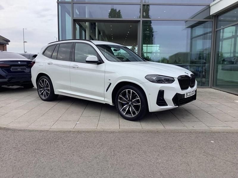 White Used 2022 BMW X3 M Sport SUV | £33,750 (A bit pricey) - Image 1/4