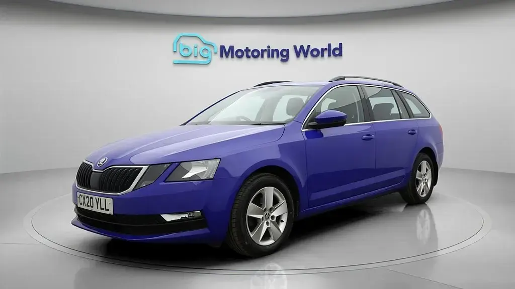 Begagnad Skoda Octavia SE Technology 115 HK (84 kW) 2020 Blå Kombi