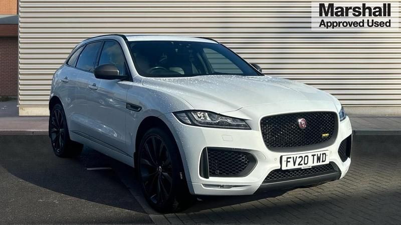 White Used 2020 Jaguar F-Pace SUV | £22,995 (Fair price) - Image 1/4