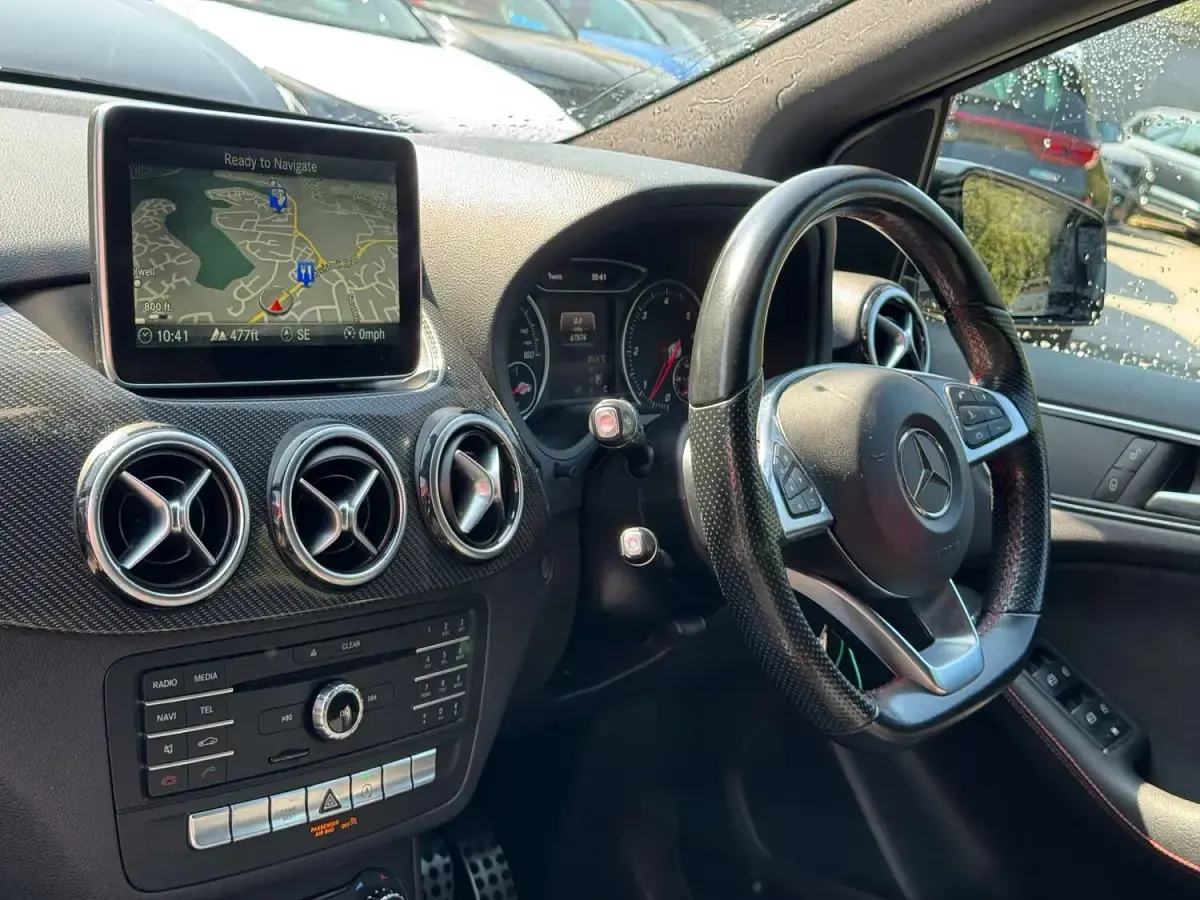 Used Mercedes B200 AMG line 2016 Black Hatchback