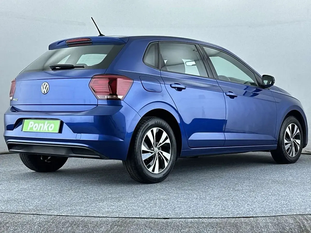Used VW Polo SE 80 HP (58 kW) 2019 Blue Hatchback