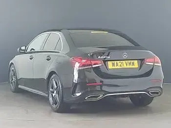 Used Mercedes A220 AMG line 190 HP (139 kW) 2021 Black Sedan