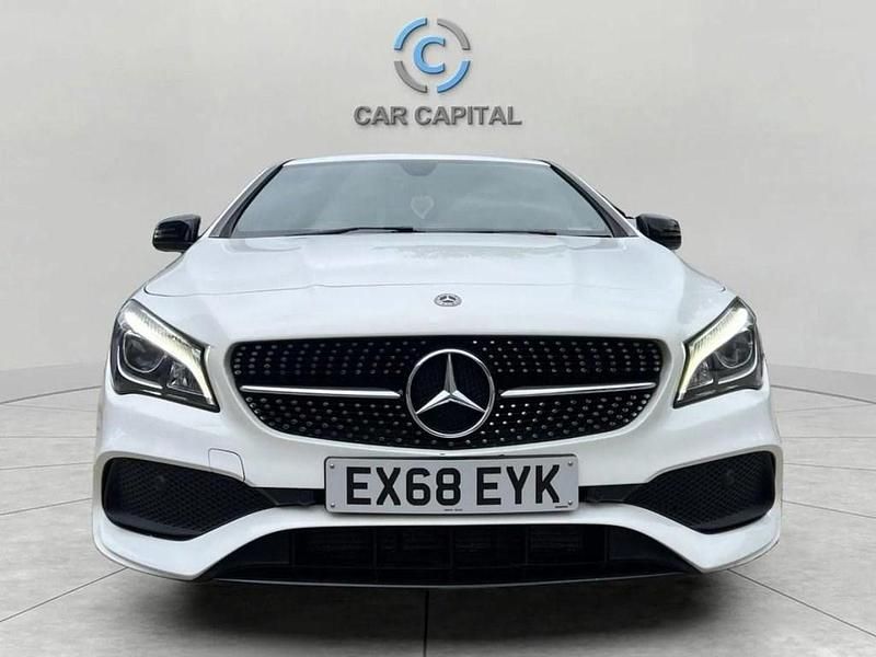 Used Mercedes CLA220 AMG line 2018 White Sedan