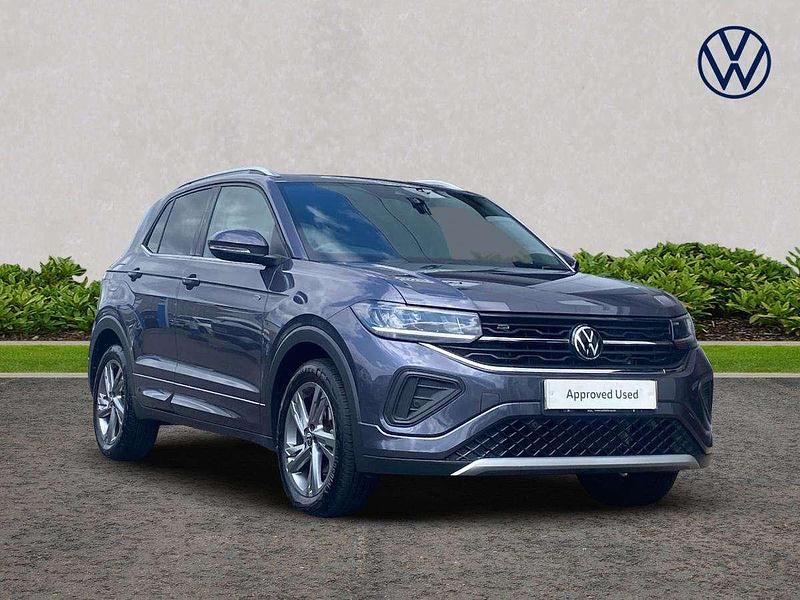 Grey Used 2024 VW T-Cross R-line SUV | £24,770 (Expensive) - Image 1/4