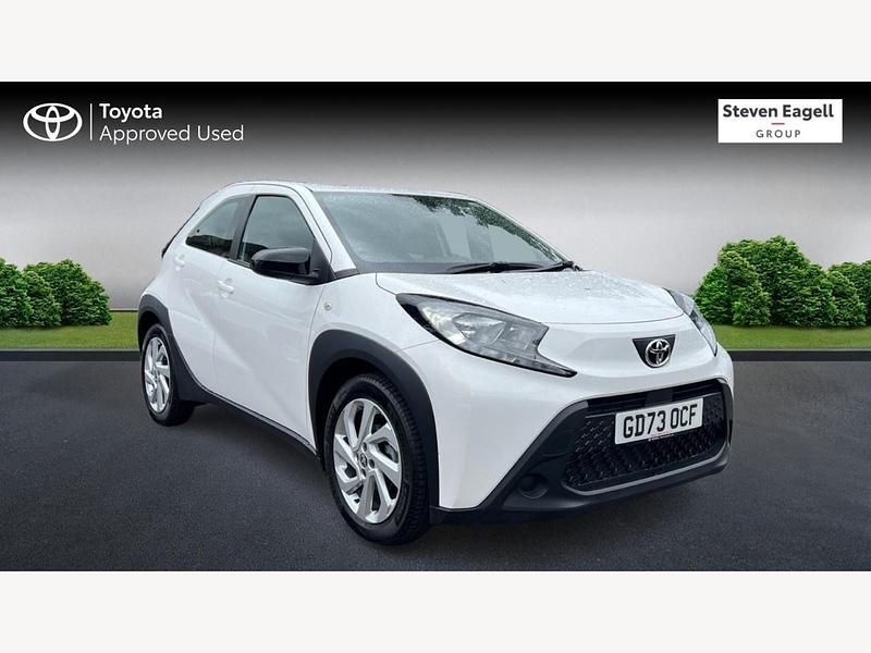 White Used 2024 Toyota Aygo PURE Hatchback | £12,381 (Good price) - Image 1/3