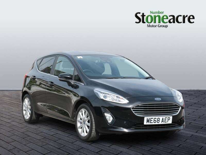 Black Used 2019 Ford Fiesta Titanium Hatchback | £6,995 (Good price) - Image 1/4