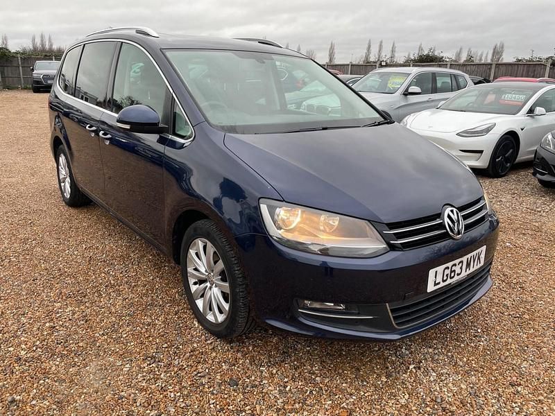 Used VW Sharan SEL 2013 Blue MPV