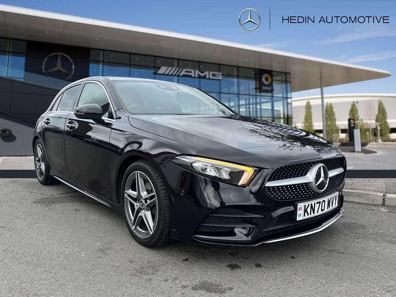 Used Mercedes A200 AMG Line Premium 150 HP (110 kW) 2020 Black Hatchback