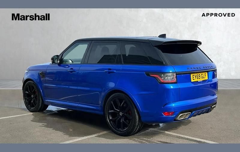 Used Land Rover Range Rover Sport SVR 575 HP (422 kW) 2019 Blue SUV