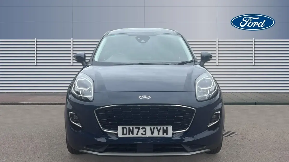 Used Ford Puma Titanium 125 HP (91 kW) 2023 Blazer blue (solid colour) SUV