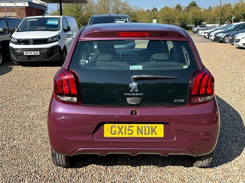 Used Peugeot 108 Active 68 HP (50 kW) 2015 Mauve/purple Hatchback